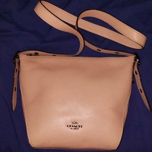 Coach Crossbody Dufflette Leather  Bag Excellent Condition J1792-21377